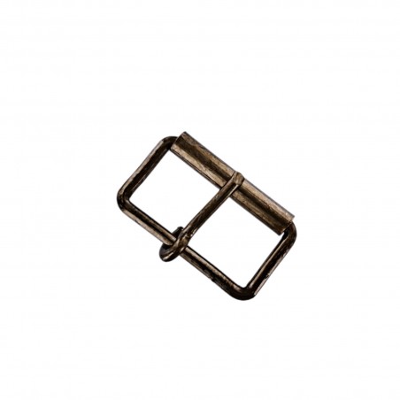 boucle de ceinture rectangulaire - rouleau - bronze - 40 mm - ceintures - bouclerie - cuirenstock