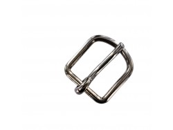 Grande boucle rectangulaire arrondie - nickelé - 45 mm - ceintures - bouclerie - cuirenstock