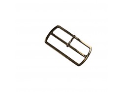 Grande boucle de ceinture rectangulaire - bronze - 50 mm - ceintures - bouclerie - cuir en stock