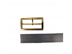 Boucle de ceinture rectangulaire - laiton - 60 mm - ceintures - bouclerie - Cuir en stock