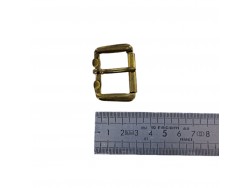 Boucle de ceinture trapèze - bronze - 30mm - ceinture - bouclerie - accessoires - Cuir en stock