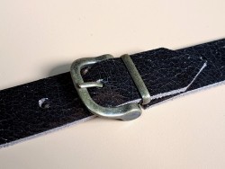 Boucle carrée à rivet - bronze - 25mm - ceinture - bouclerie - accessoires - cuirenstock