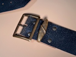 Boucle de ceinture rectangulaire - bronze vieilli - 50 mm - ceintures - bouclerie - Cuir en stock