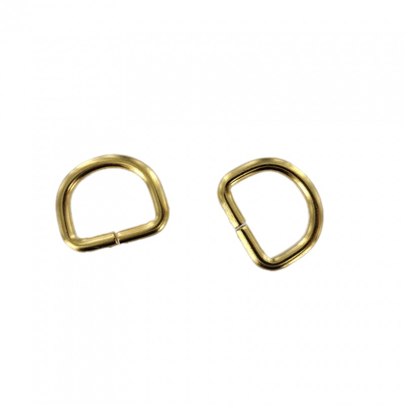 Lot 100 Anneaux D Demi-Ronds 15×10×2 Mm – Boucles En Bronze Pour Ceintures, Sacs, Colliers Chien & Artisanat