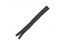 Fermeture Eclair® - marron foncé - zip nylon non séparable - 20 cm - Cuirenstock