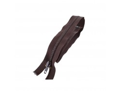 Fermeture Eclair® - marron chocolat - zip nylon séparable - 64 cm - cuirenstock