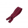 Fermeture Eclair® - bordeaux - zip nylon non séparable - 18 cm - cuirenstock