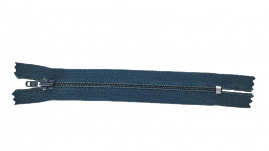 Fermeture Eclair® - vert forêt- zip nylon non séparable - 12 cm - cuirenstock