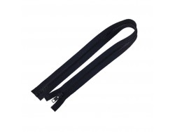 Fermeture Eclair® - noire- zip plastique séparable - 54.5 cm - cuirenstock