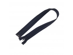 Fermeture Eclair® - noire- zip séparable - 54 cm - cuirenstock