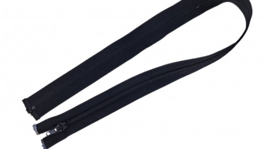 Fermeture Eclair® - noire- zip séparable - 64 cm - Cuirenstock