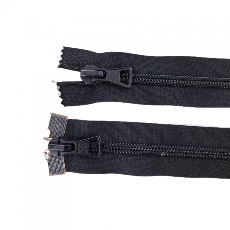 DOITEM Fermeture éclair sans fin en nylon de 2,8 mm, 10 couleurs, 28 m, avec curseur et fermeture éclair, pour couture et bricolage
