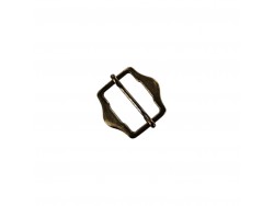 Passant carré coulissant réglable - 25 mm - bronze - maroquinerie - Cuirenstock