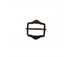 Passant carré coulissant réglable - 25 mm - bronze - maroquinerie - Cuir en stock