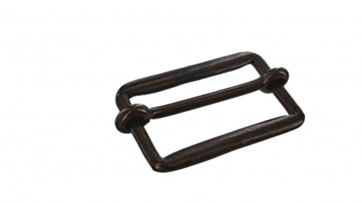 Passant rectangulaire coulissant réglable - 30 mm - bronze - maroquinerie - cuirenstock