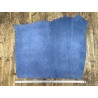 Peau de veau velours pailleté - Bleu jeans - Maroquinerie - cuir en stock