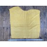 Peau de veau velours pailleté - Jaune - Maroquinerie - cuir en stock