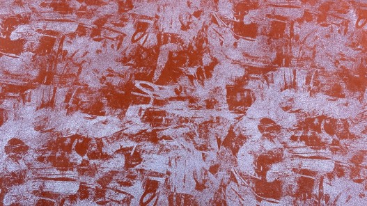 Peau de veau velours métallisé Graffiti - rouge - Maroquinerie - Cuir en stock