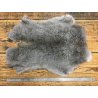 Peau de lapin en poil gris chinchilla - Cuir en Stock