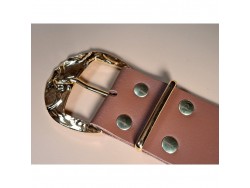 Grand passant ceinture - rectangulaire - laiton - 50 mm - ceinture - maroquinerie - Cuirenstock