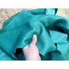 Chutes de cuir de vache - verte - maroquinerie - Cuir en stock