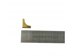 Embellissement - maroquinerie - coin protecteur d'angle - 15 mm - laiton - cuir en stock