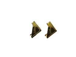 Embellissement - maroquinerie - coin protecteur d'angle - 15 mm - laiton - Cuir en Stock