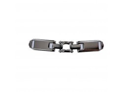 passant double étriers - embellissement - maroquinerie- nickelé - Cuir en Stock