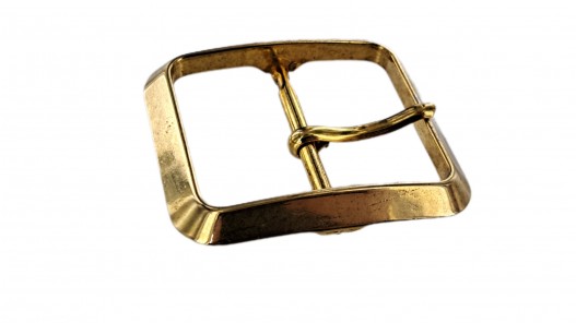 Boucle de ceinture carré- laiton - 40 mm - ceintures - bouclerie - cuirenstock