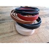 Lot de 5 bandes de cuir - 2ème choix - anses - lanière - ceinture - bracelet - sellerie - Cuir en stock