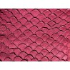 Cuir de poisson Tilapia prune mat maroquinerie bijoux accessoire Cuir en Stock