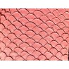 Cuir de poisson Tilapia rose mat maroquinerie bijoux accessoire Cuir en Stock