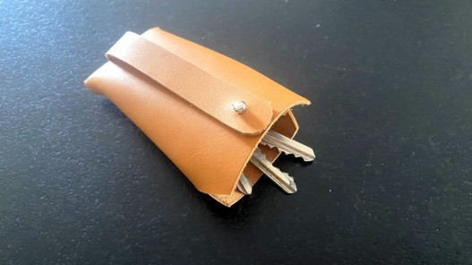 Tutoriel - DIY - Kit complet : porte clés - cloche à clés - cuir en stock