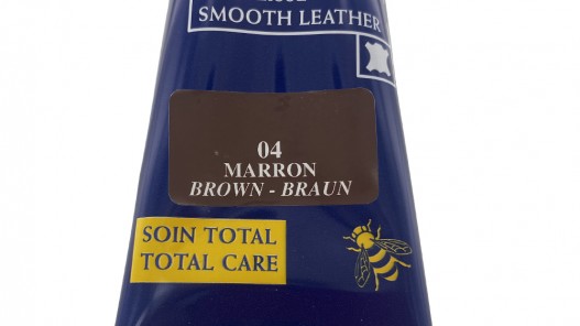 Crème soin total à la cire d'abeille - saphir - crème canadian - marron - entretient du cuir - cuir en stock