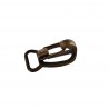 Mousqueton effet ceinture - bronze - maroquinerie - accessoires - Cuir en stock