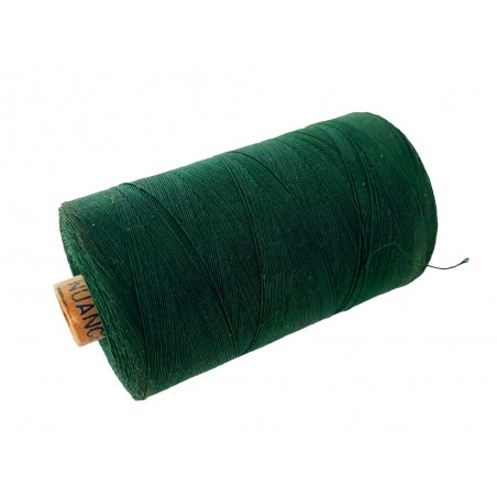 Cône - bobine - fil cablé LOUIS D'OR 6 fils n°40 - 1000 m - VERT SAPIN - couture machine cuir - Cuir en stock