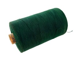 Cône - bobine - fil cablé LOUIS D'OR 6 fils n°40 - 1000 m - VERT SAPIN - couture machine cuir - Cuir en stock