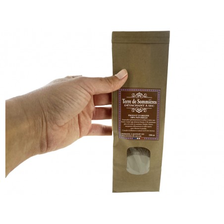 Sachet Terre de Sommières - détachant cuir - naturel - 150grammes - entretient du cuir - Cuir en stock