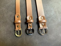 Enchapure pour ceinture en cuir sans couture - 25mm - Cuir en Stock