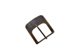 Boucle de ceinture carrée plateforme - bronze - 45 mm - bouclerie - accessoire - Cuir en stock