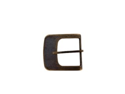 Boucle de ceinture carrée plateforme - bronze - 45 mm - bouclerie - accessoire - cuir en stock