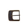 Boucle de ceinture carrée plateforme - bronze - 45 mm - bouclerie - accessoire - cuir en stock