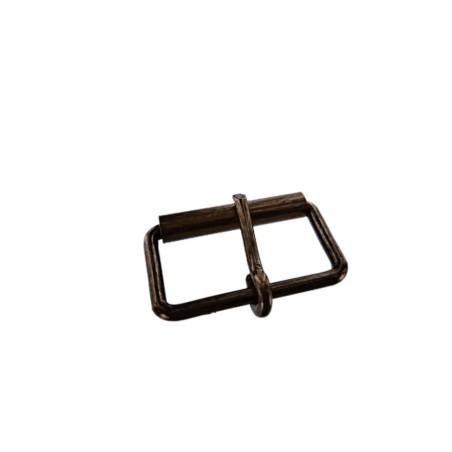 boucle rectangulaire à rouleau- bronze - 40mm - ceintures - bouclerie - cuir en stock