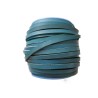 Lacet en cuir plat épais - Turquoise - largeur 5 mm - Cuir en Stock