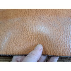 Bande de collet de vache tannage végétal - naturel - cuir ceinture, étui de couteau, holster - Cuir en stock