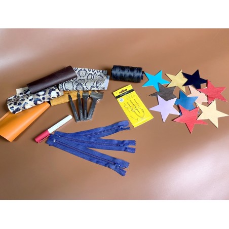 Idée cadeau - Pack couture - Cuir outils - Cuir en Stock