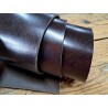 Bande de collet de vache tannage végétal - marron- cuir à ceinture - Cuir en Stock