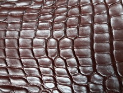 tête de crocodile - marron mat - bijou - accessoires - cuirenstock