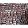 tête de crocodile - marron mat - bijou - accessoires - cuirenstock