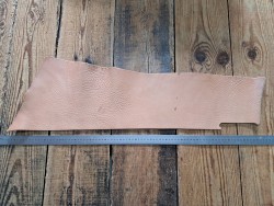 Bande de collet de vache tannage végétal - naturel - cuir ceinture, étui de couteau, holster - Cuir en Stock